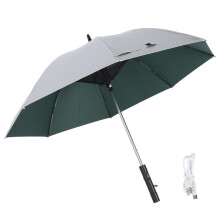 Portable Umbrella with Fan USB Rechargeable UPF50+