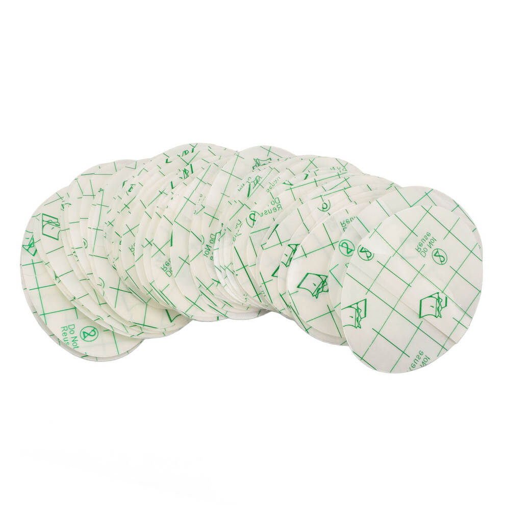 50pcs Waterproof Baby Ear Stickers Transparent Newborn Ear Covers for Shower & Swim
