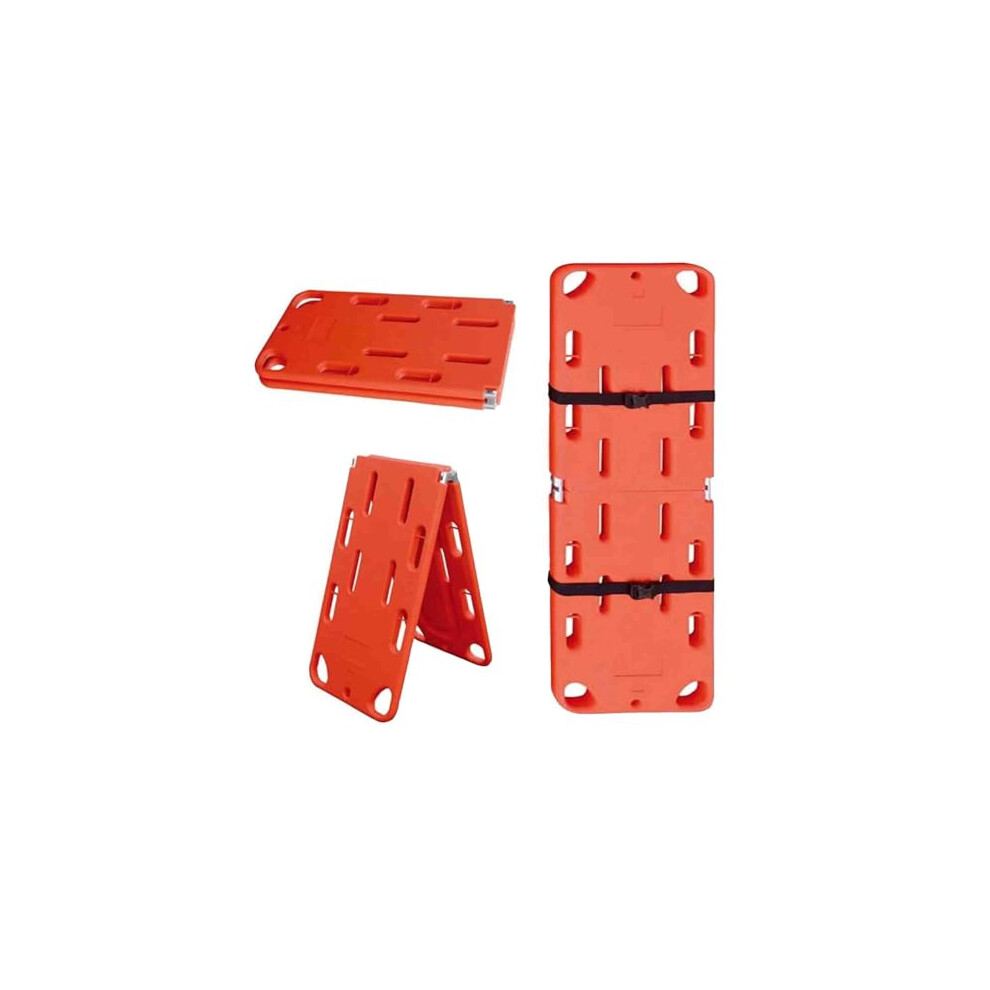 Foldable Spine Board Stretcher, Lightweight Heavy Duty Backboard for EMT Ambulance Rescue, Travel Size Water Floating Design