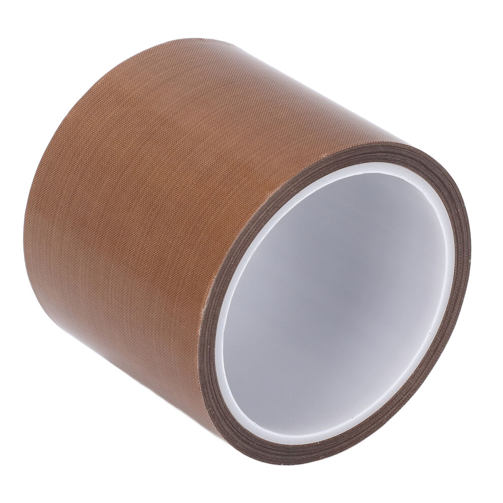 Ptfe Coated Fiberglass Tape 10M X 7.6Cm High Temp Low Friction Adhesive 4121346671108