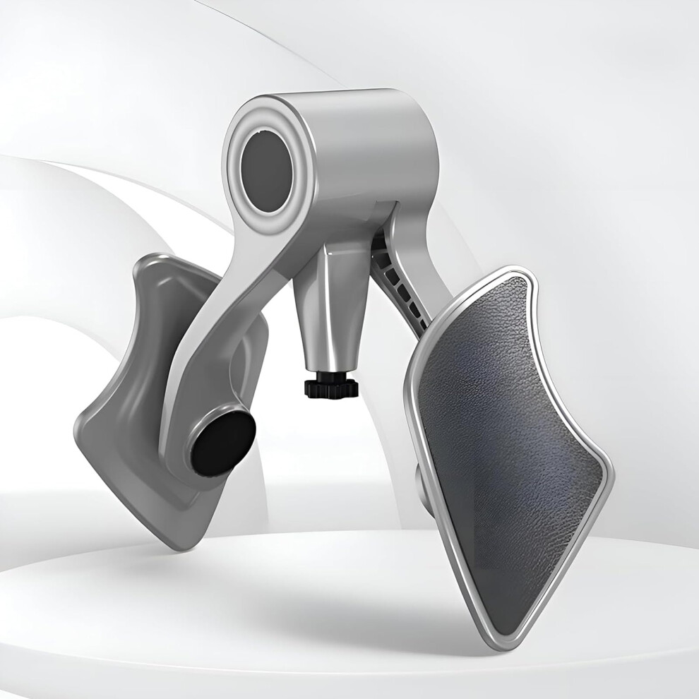 Grey Kegel Pelvic Floor Trainer For Men And Women, Inner Thigh Exerciser For Strengthening Pelvic Muscles