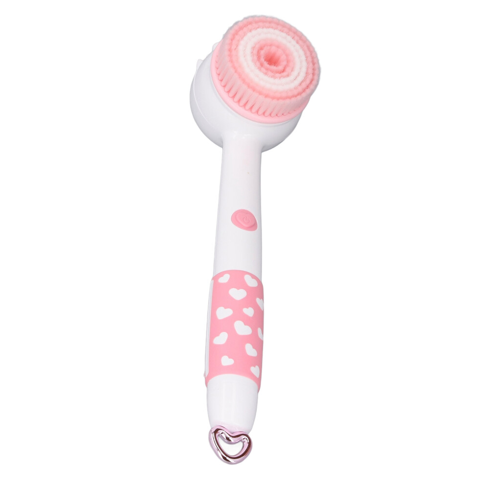 Electric Kids Body Brush with Long Handle, 2 Speed, Waterproof, Pink, 31cm