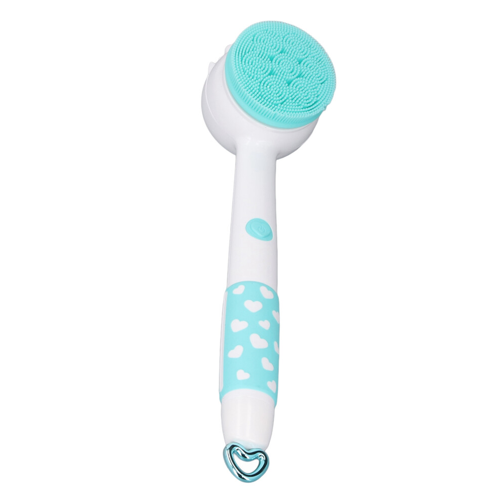 Electric Kids Body Brush with Long Handle, 2-Speed, 1200mAh, 31cm, Blue