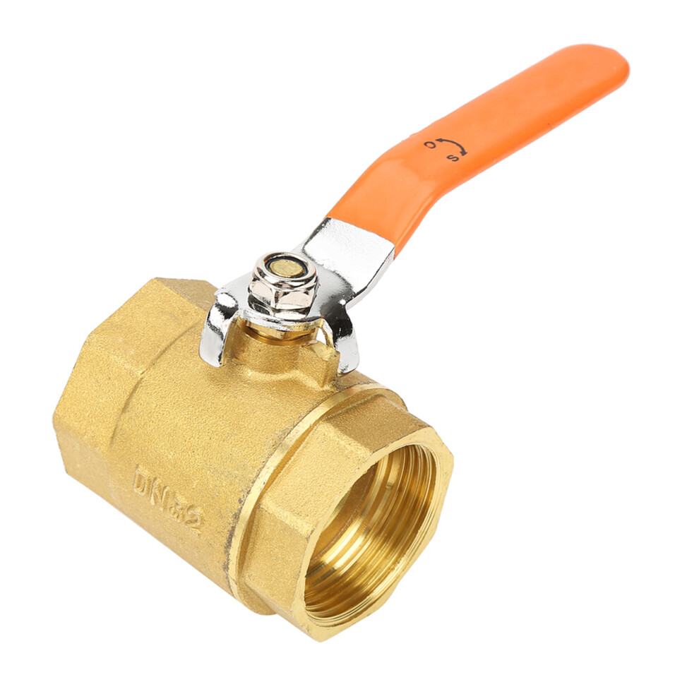 1pc DN32 1-1/4BSP Brass Pipe Ball Valve 1.6MPa for
