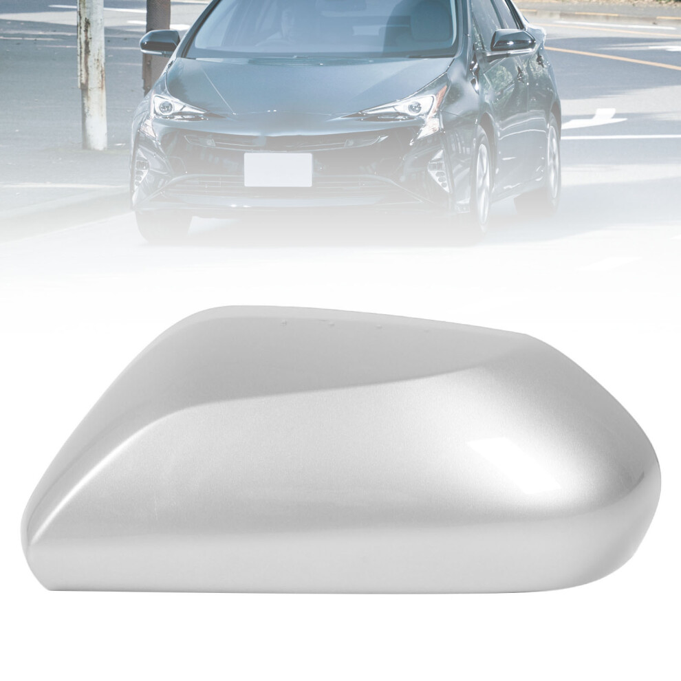 Left Door Mirror Cap Abs Replacement For Exterior Rear View 87945-47060 Silver 4121346672259