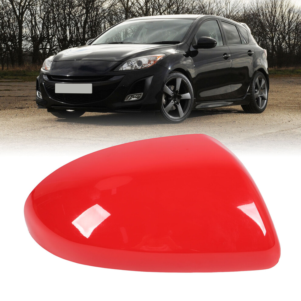 Side Rearview Mirror Cover For Mazda 2 3 6 Abs Impact Scratch Proof 6951346672311