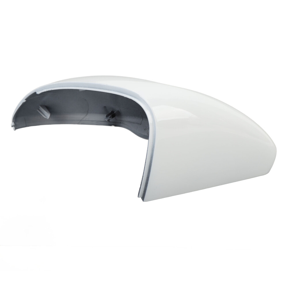 Rearview Mirror Cover For Cruze 2017-2019 Abs Impact-Resistant Left White 4921346672576