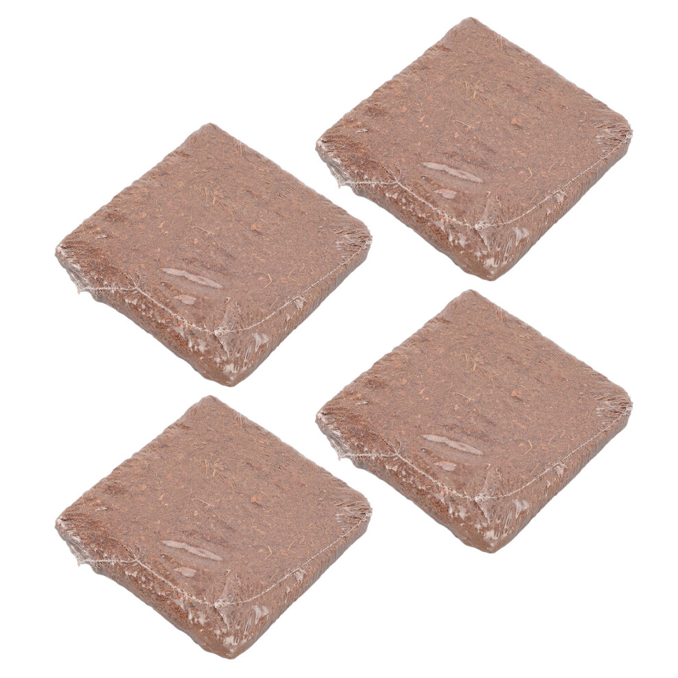 4PCS Coconut Coir Soil Brick - Organic Gardening Enhancer, Promotes Plant Growth