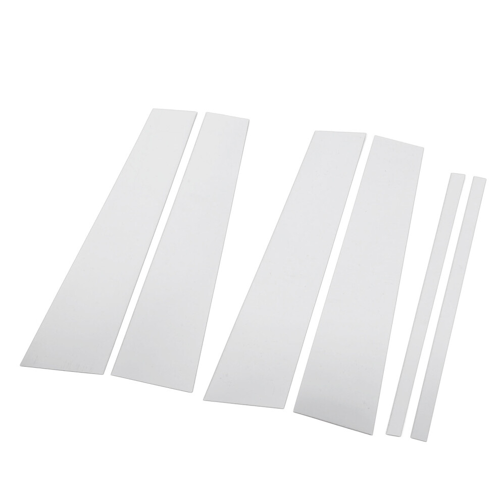 6Pcs Chrome Mirror Effect Pillar Post Cover For Pilot 2009-2015 7901346672865