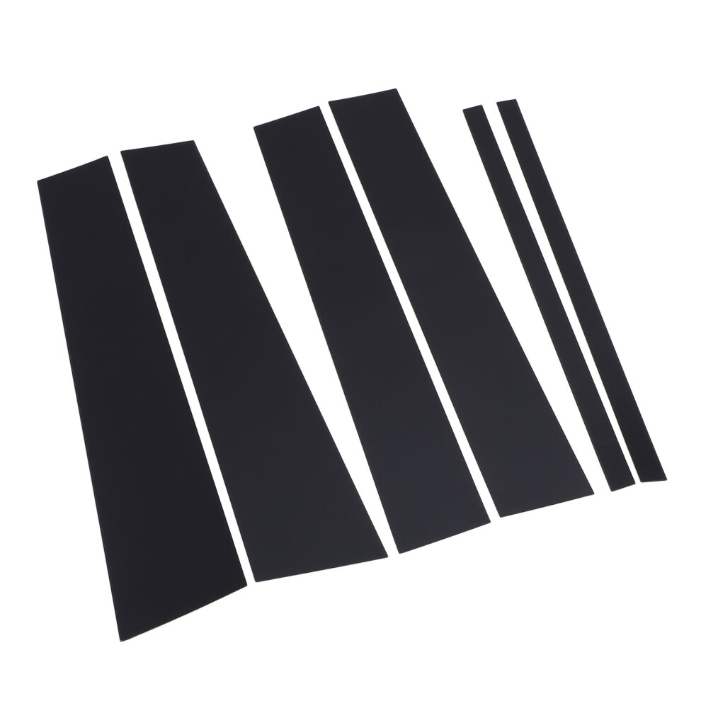 6Pcs Mirror Finish Pillar Post Cover For Titan 2004-2015, Glossy Black 8341346672875