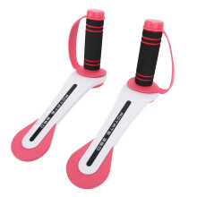 2pcs Women's Rotating Dumbbells 1kg Pink/White Fitness Equipment