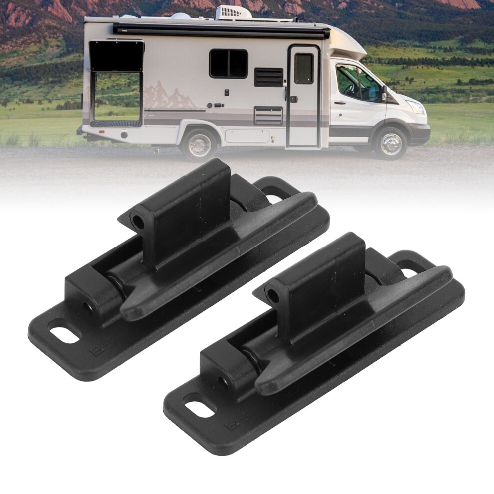 2 Sets Rv Drawer Lock Latches For Campervan Boat Trailer Safety 092 Black 3431346674438
