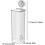 ABS PC Plastic Wall-Mountable Cup Holder for Bathroom - Durable Affixed Paper Cup Holder, Healthy Plastic Design 5