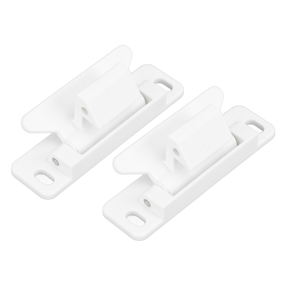 2 Sets White Rv Drawer Lock, Oxidation Resistant, Sturdy For Trailer Campervanboat 7611346674478