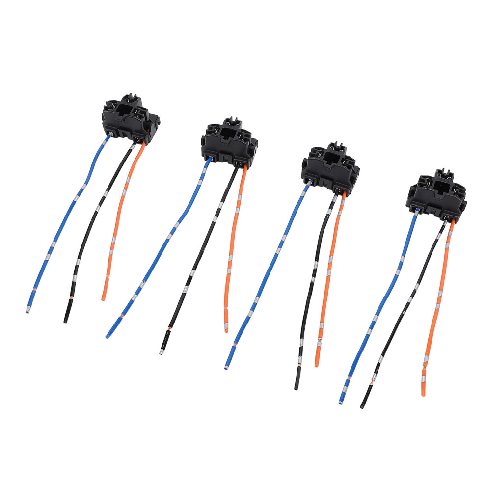 4Pcs H4 9003 Hb2 Headlight Socket Wiring Harness Dc12-24V For Halogen Bulb 9491346674481