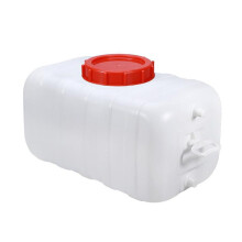 Durable Plastic Water Storage Container 50L with Spigot for RV Travel and Emergency Use, Thick Design, Outdoor Compatible