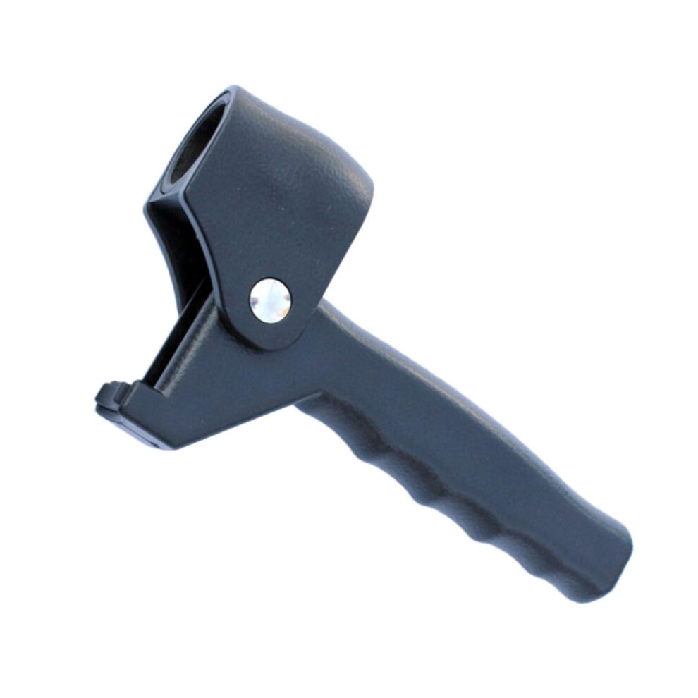 Black Durable Plastic Crutch Handle Ergonomic Grip For Walking Cane Replacement Handle For Elderly Mobility Support