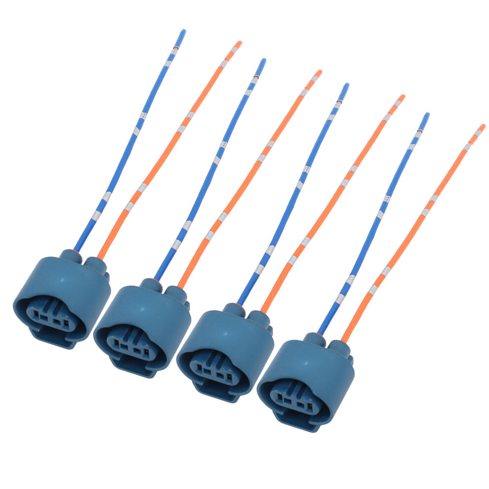 4Pcs 9005 Hb3 Headlight Socket Wiring Harness Dc12-24V Adapter 3331346674424