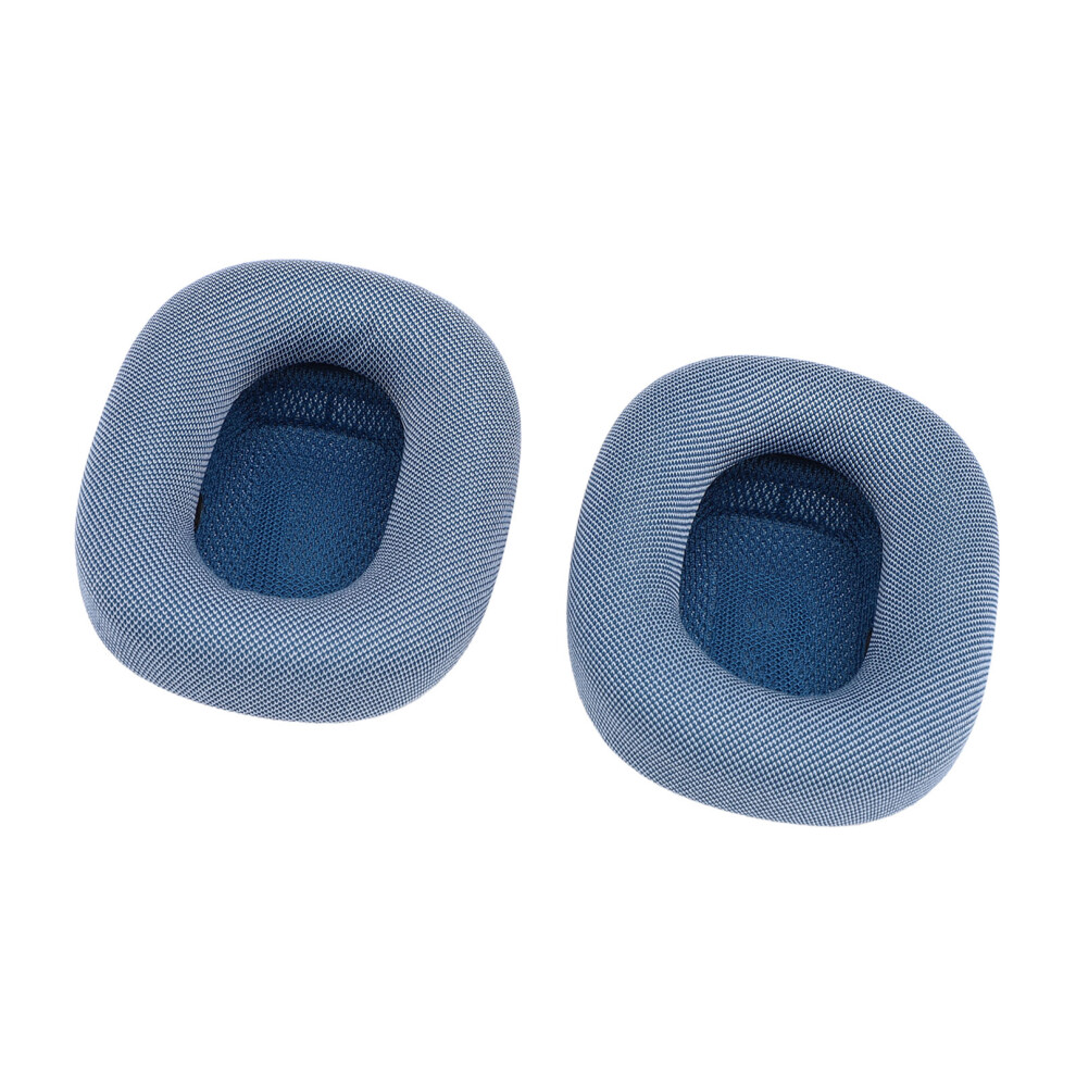 2Pcs Mesh & Memory Foam Ear Pads For Headphones Replacement Cushions Blue 9461346676020