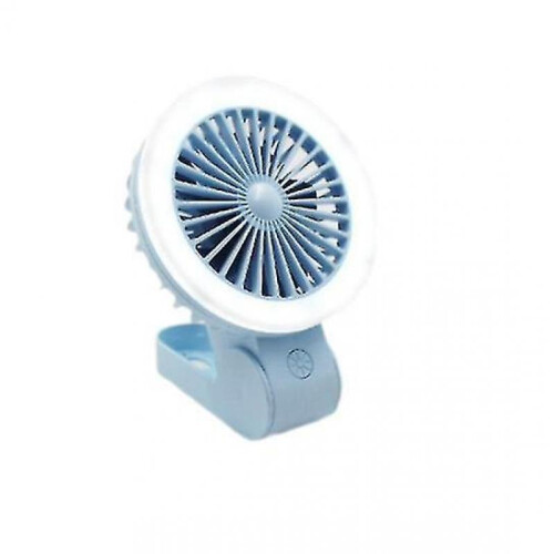 USB Charging Folding Fan Portable Night Light Small Fan Desktop Mini Small Fan 1
