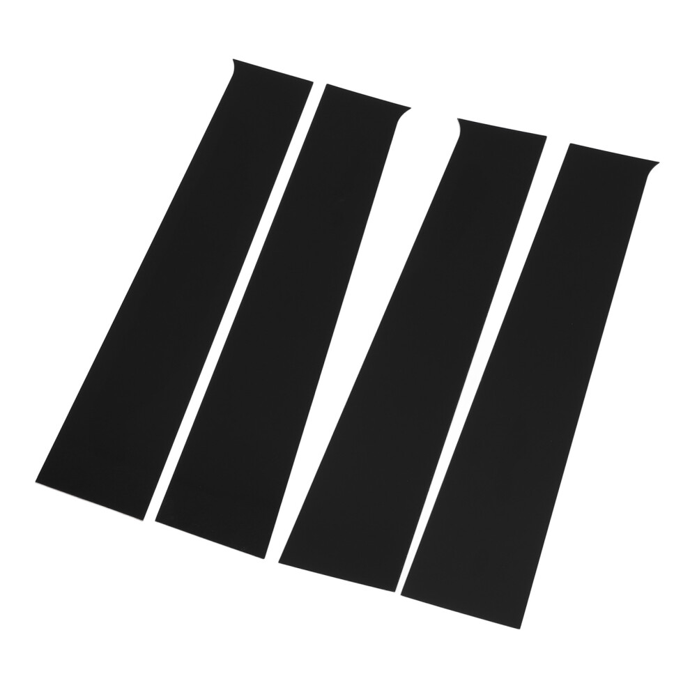4Pcs Gloss Pc Pillar Post Trim For 1500 2500 Hd 2014-2018 Black 4201346677055