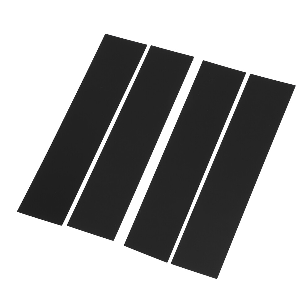 4Pcs Pillar Posts Trim For Extended Supercab 2004-2014 Bright Black 8371346677075