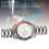 Colorful Automatic Mechanical Watch 43.5mm Silver Steel Strap 4