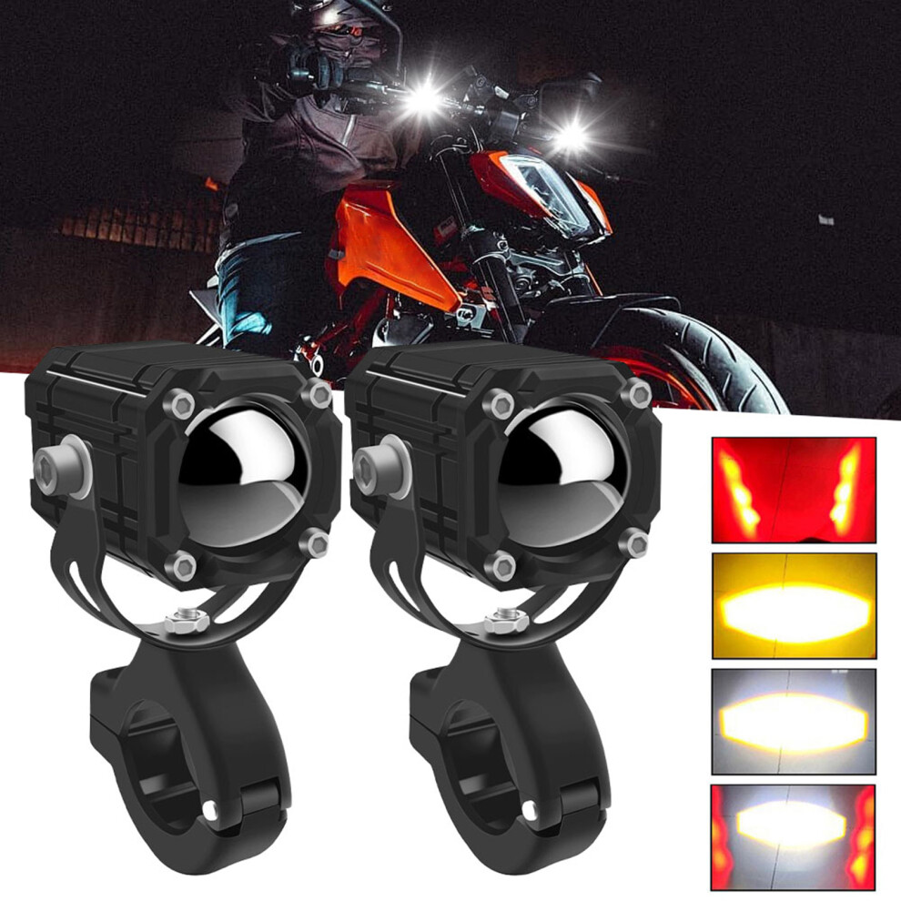 Motorcycle Led Driving Lights 2Pcs 12000Lm 120W Waterproof Ip67 Black 8431346677649