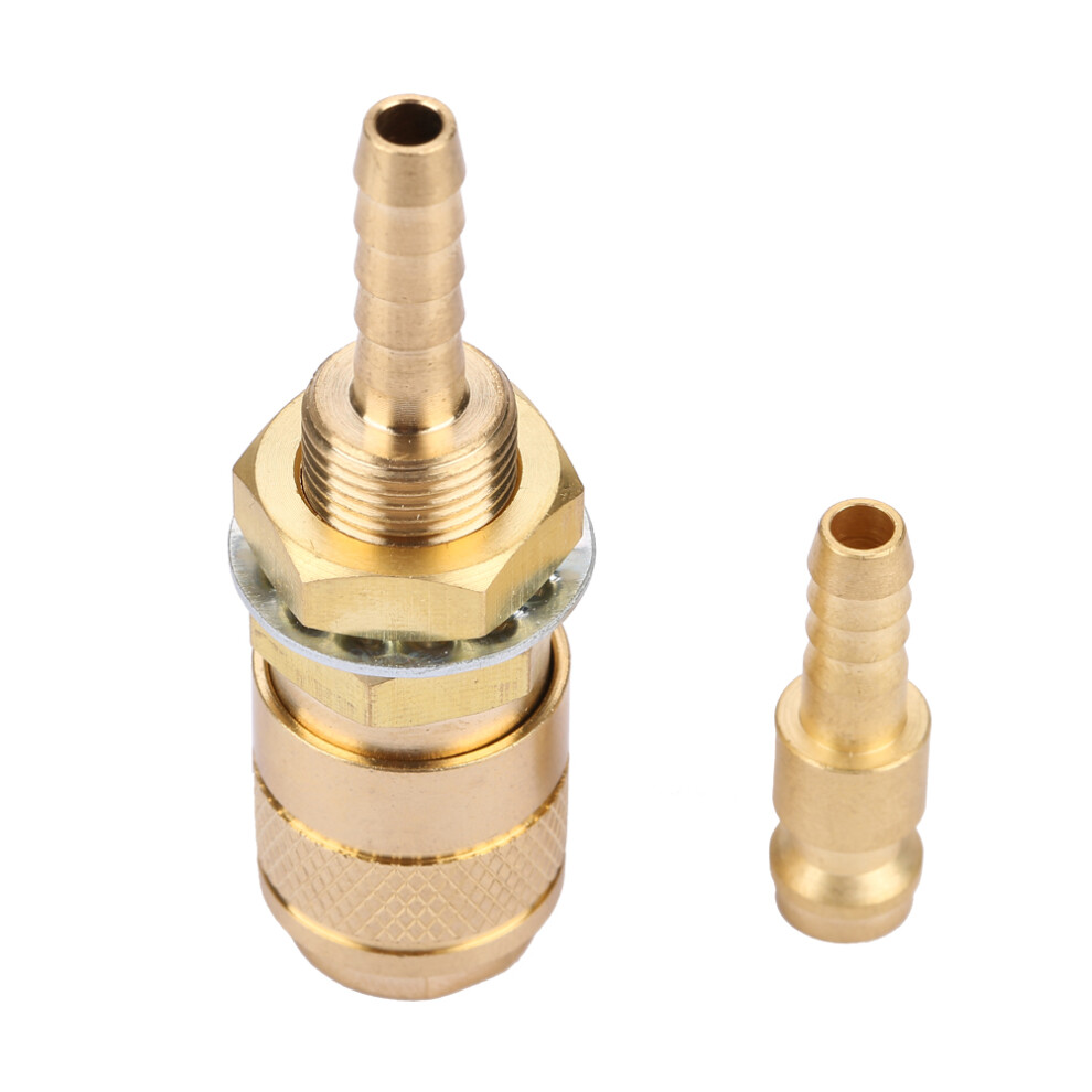 M6 Gas & Water Quick Connector For Mig Tig Gold