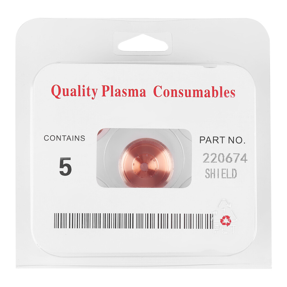 5pcs Plasma Shield Cup Cap for MAX45 Cutting Torch