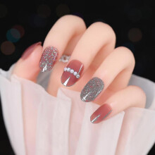 Naked Powder Pearl Wear Armor Handmade Glitter Powder Manicure Patch Gentle Whitening Nails Nail Nail Piece