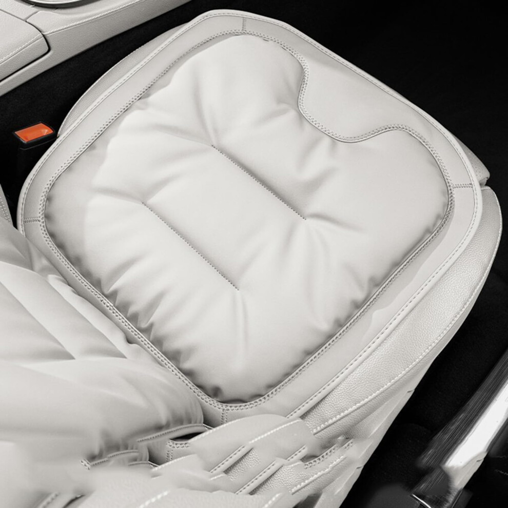 Car Seat Cushion Cover For Lexus Rx450h Rx 450H Rx450 Rx 450 2007-2025 Soft Foam Pad Nappa Design All-Season White 6447073465802