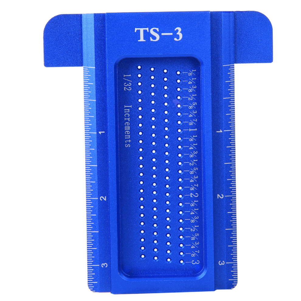 TS-3 Aluminum Alloy Ruler Woodworking Measuring