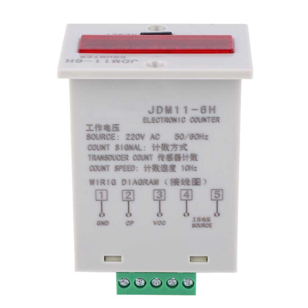 JDM11-6H Electronic Counter 6 Digits LED Digital