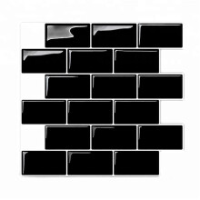 3D Wall Stickers Brick Wallpaper Tile for Kitchen Bathroom Backsplash Aunty-Tile 30x30Cm