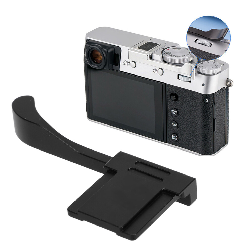 Aluminium Camera Hot Shoe Thumb Rest Support For X100v/X100f/Xe3/Xe4 Black 5091346680754