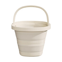 Folding Bucket With Handle 10L Spill Proof For Fishing Gardening Camping Travel Laundry Car Washing