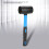 Double Side Soft and Hardness Blue Black Rubber 8