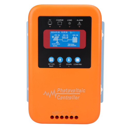 80A MPPT Solar Charge Controller 12V-48V LCD Regulator 2