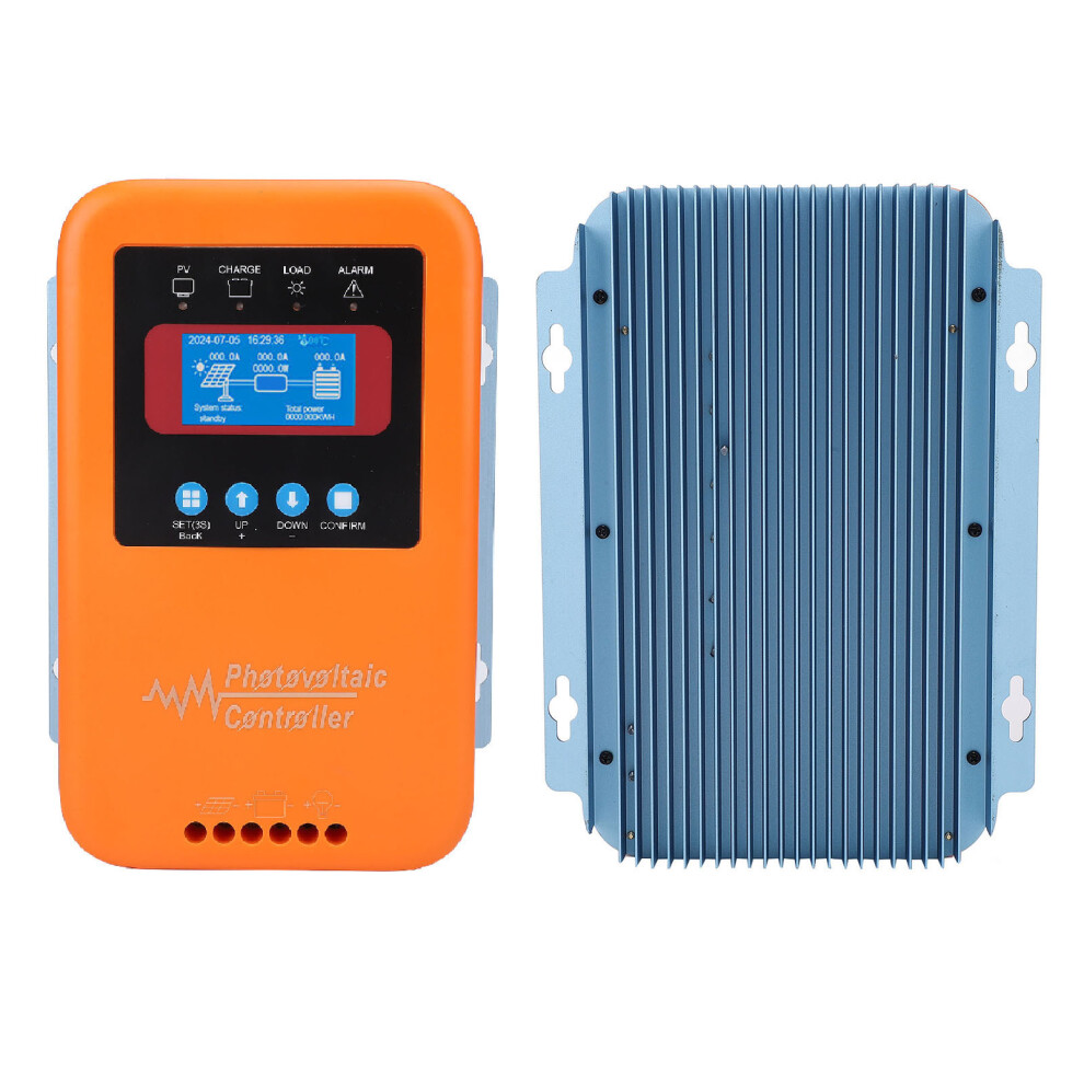 80A MPPT Solar Charge Controller 12V-48V LCD Regulator