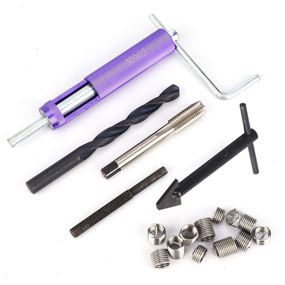 M10 x 1.25 Thread Repair Insert Kit 12PCS Screw