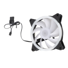12 cm RGB-LED-Gehäuselüfter 1200 U/min 30.000 h Lebensdauer