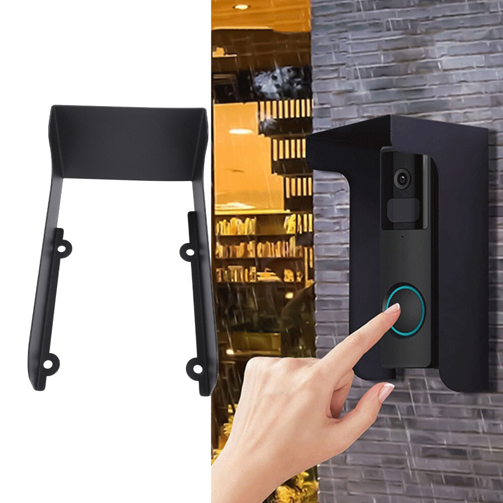 Weatherproof Steel Doorbell Rain Cover Anti Glare Protective Weatherproof Cover 8431346682766