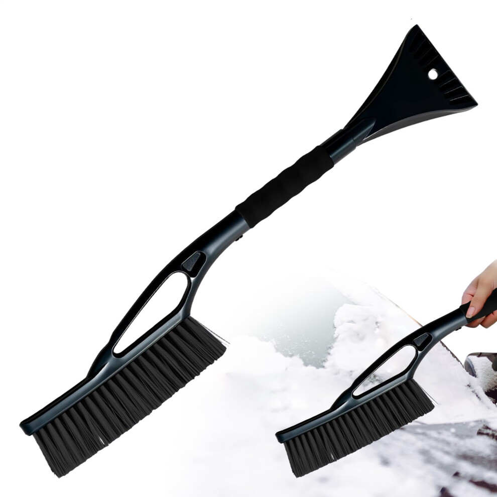 Car Snow Brush With Ice Scraper, Durable Winter Snow Remover Tool For Vehicles, Trucks, Suvs, And Scooters 9084446757309