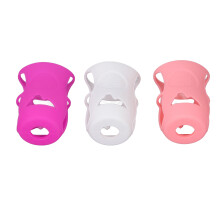 Durable Silicone Sleeves for 8oz Baby Bottles - 3 Color Set