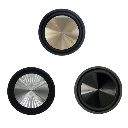90mm Bass Speaker Passive Radiator- black gold 1