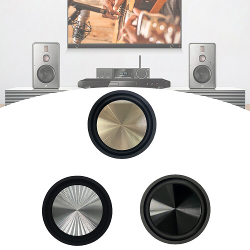 90mm Bass Speaker Passive Radiator- black gold 2