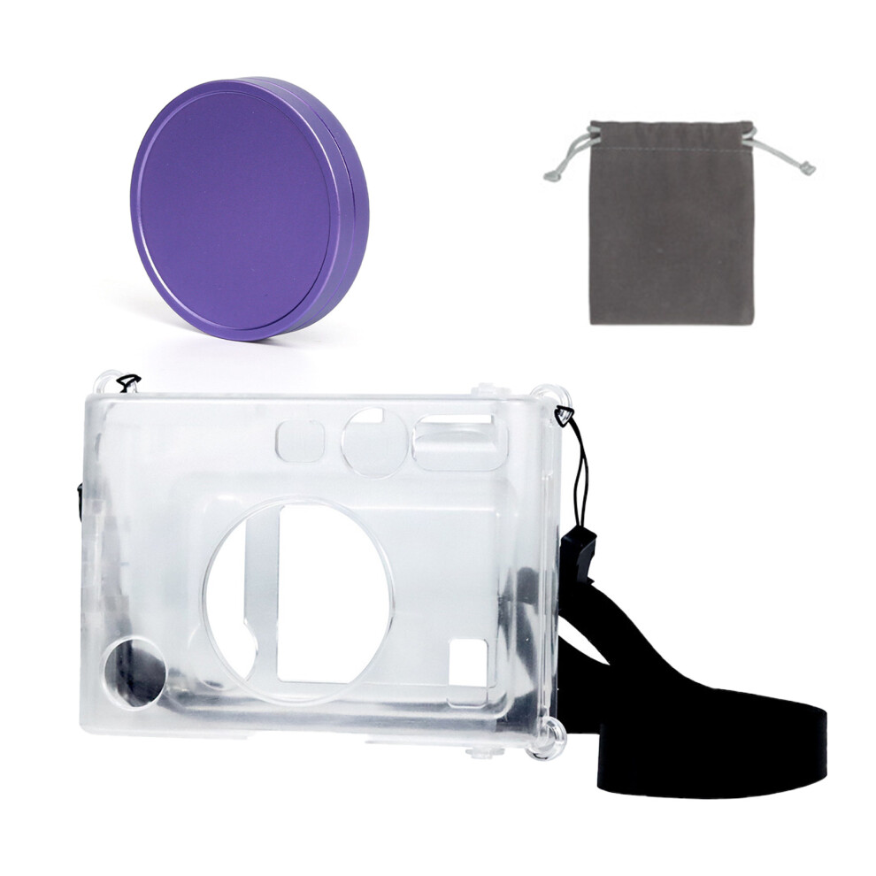 Convenient Lens Cover Protector Lightweight Aluminum- Purple 7732000089572
