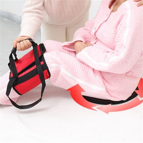 Wheel Walker Rotating Shift Board for Bedridden Elderly, Turning Bed Shift Turntable Walker with Comfortable Seat 2