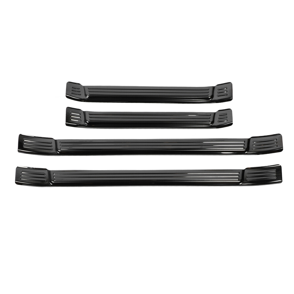4Pcs Door Sill Protector Scratch Protection Black 8320539903286